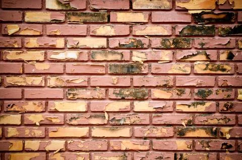 Ancient brick wall Stockfoto's