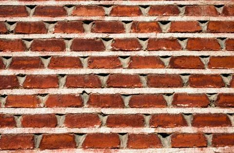 Ancient brick wall Stock Photos