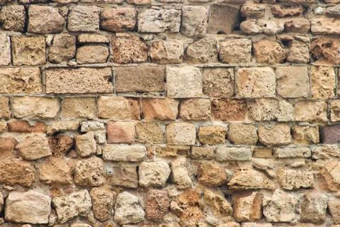 Ancient brick wall Stock Photos