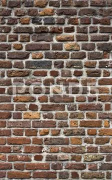 Ancient brick wall texture Stock Photos