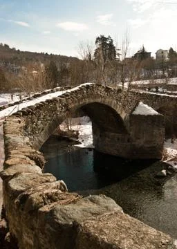 Ancient bridge Stock Photos