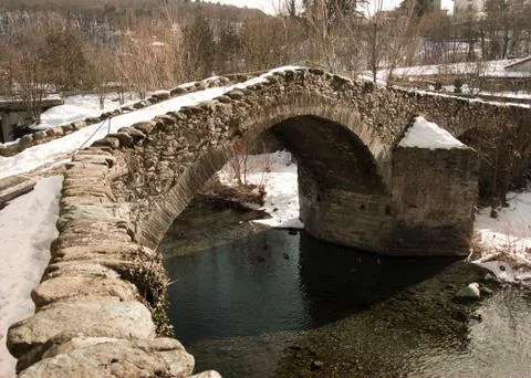 Ancient bridge Stock Photos