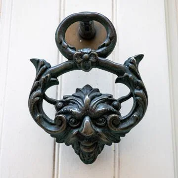 Ancient bronze handle Stock Photos