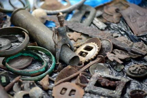 Ancient bronzes. Stock Photos