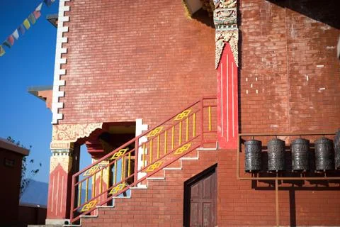 Ancient buddhist monastery Stock Photos