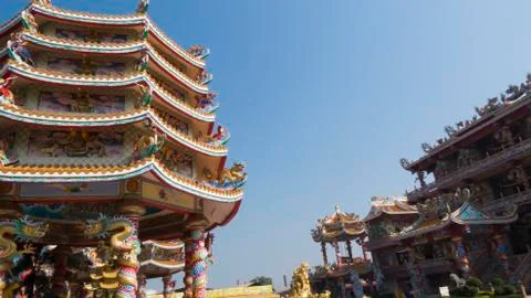 Ancient Buddhist temple Stock Photos