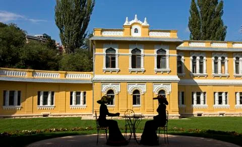 The ancient building of the Main Narzan baths Stock Photos