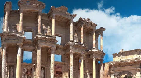 Ancient Building, Turkey Stock Footage 52259679