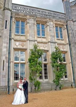 Ancient building wedding Stock Photos