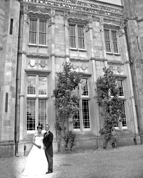 Ancient building wedding Stock Photos