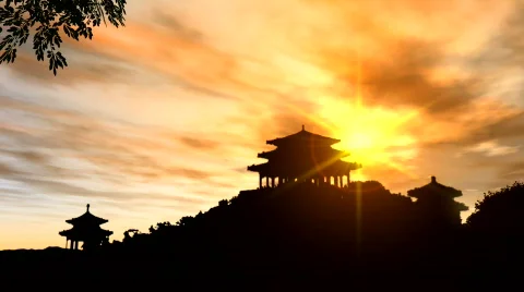 Ancient building,China Vidéo 544896