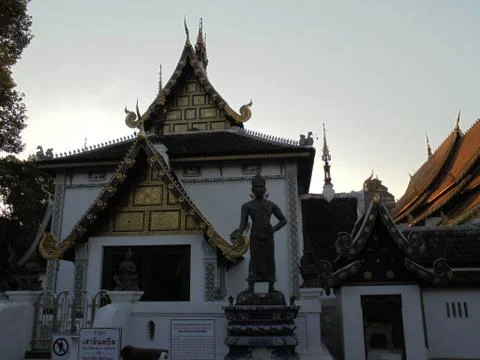 Ancient buildings in the temple Stock Photos