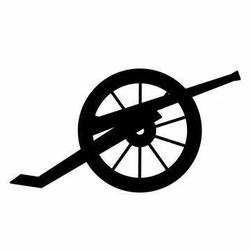 Ancient cannon Stock Illustration