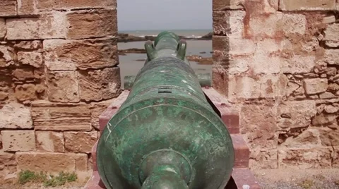 Ancient Canon in Morocco Stock Footage 52934576