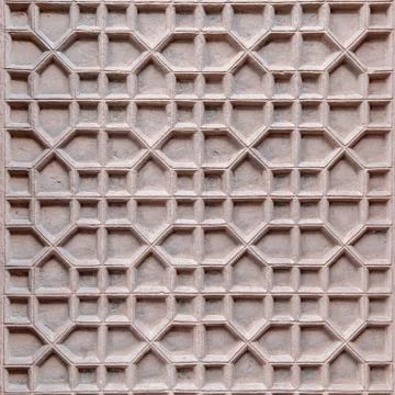 Ancient carved stone texture. Stock Photos
