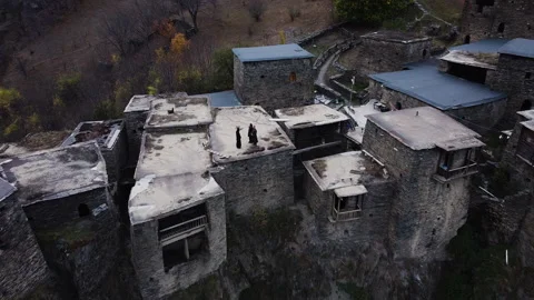 Ancient castle in Georgia Stock Footage 152718824