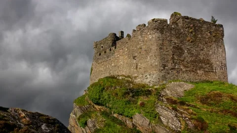 Ancient Castle Ruins Stock Footage 145473519