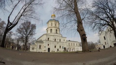 Ancient cathedrals, timelapse Stock-Footage 105964574
