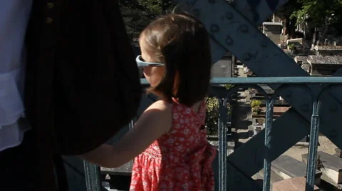 Ancient cemetery Stock Footage 4200491