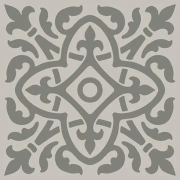 Ancient ceramic tile pattern. Wall or floor texture. Decorative antique stone Illustrazione stock