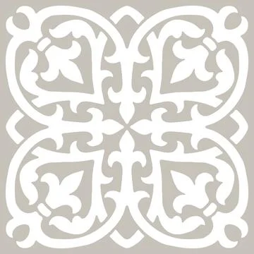 Ancient ceramic tile pattern. Wall or floor texture. Decorative antique stone Stock Illustration