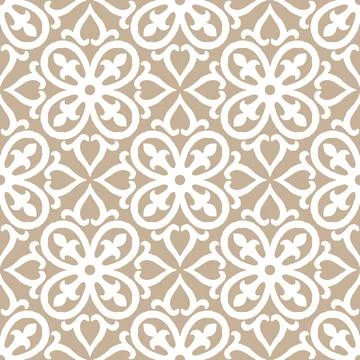 Ancient ceramic tile pattern. Wall or floor texture. Decorative antique stone Stock Illustration