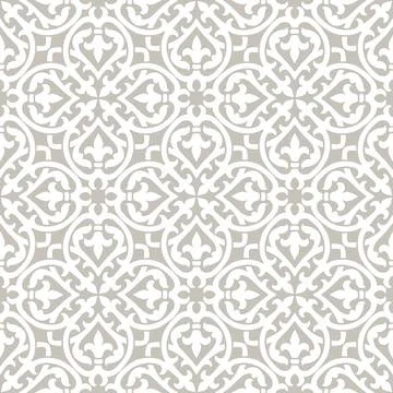 Ancient ceramic tile seamless pattern. Wall or floor texture. Decorative antique Illustrazione stock