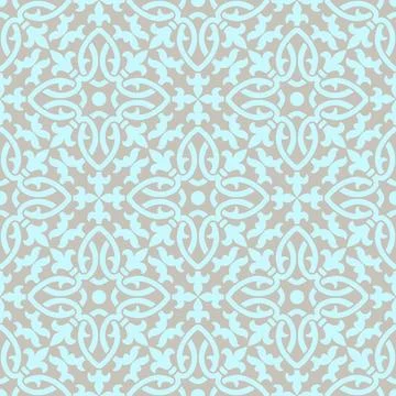 Ancient ceramic tile seamless pattern. Wall or floor texture. Decorative antique Stock Illustration