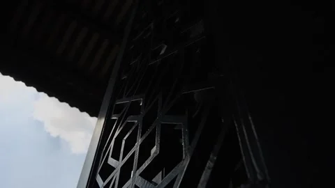 Ancient Chinese architectural gates 스톡 동영상 318644257