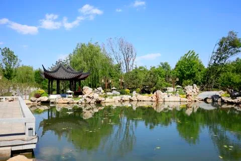 Ancient Chinese architecture Stock Photos