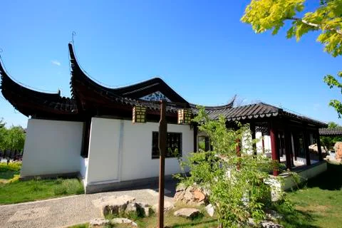 Ancient Chinese architecture Stock Photos