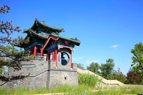 Ancient Chinese architecture Stock Photos