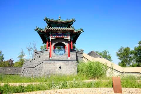 Ancient Chinese architecture Stock Photos