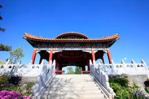 Ancient Chinese architecture Stock Photos