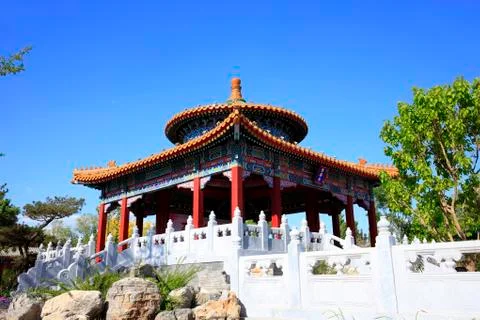 Ancient Chinese architecture Stock Photos