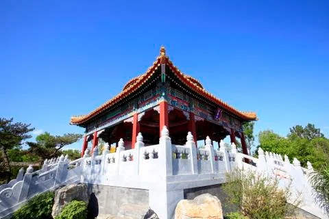 Ancient Chinese architecture Stock Photos