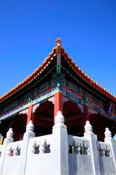 Ancient Chinese architecture Stock Photos