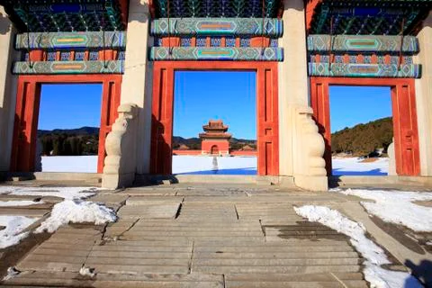 Ancient Chinese architecture Stock Photos