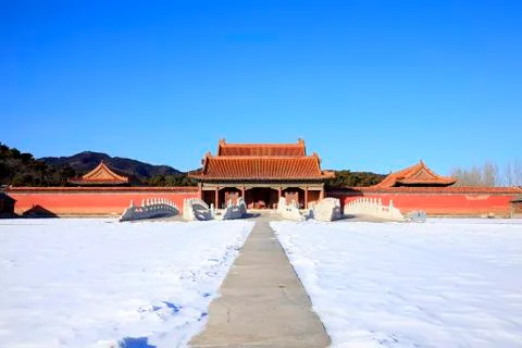 Ancient Chinese architecture Stock Photos