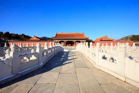 Ancient Chinese architecture Stock Photos
