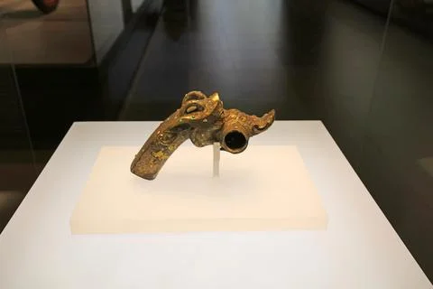Ancient Chinese Copper Artifacts Stock Photos