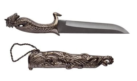 Ancient Chinese dagger Stock Photos
