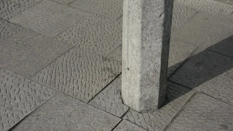 Ancient Chinese Hitching Post Stockbeeldmateriaal 85206299