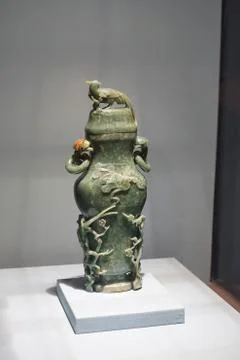 Ancient Chinese imperial artifacts and artworks. Stock Photos