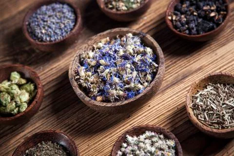 The ancient chinese medicine Stock Photos