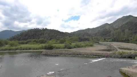 Ancient Chinese water conservancy project, Lishui Tongji weir. Stock Footage 190308524