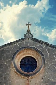 The ancient church Stock Photos
