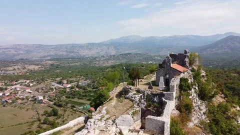 Ancient church with a small area Stock Footage 167686372