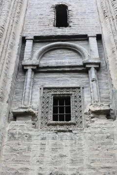 Ancient church window Stock Photos