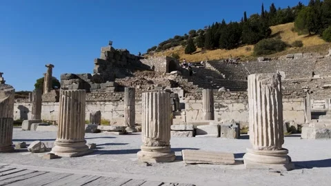 Ancient City Of Ephesus Stock Footage 332075620